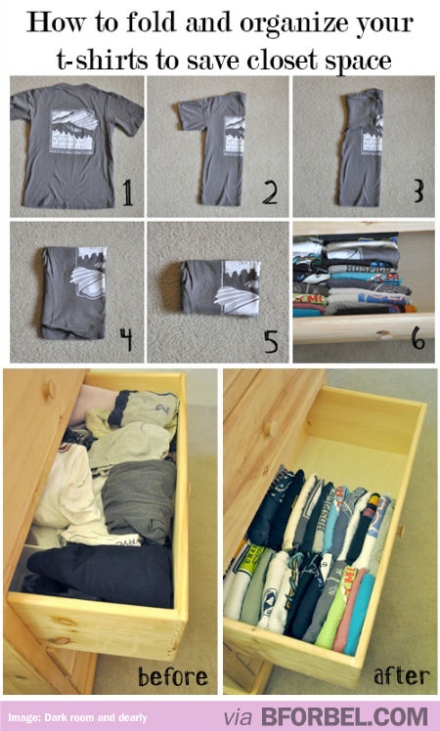 Folding to save space